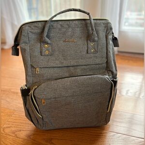 Gray Travel Backpack